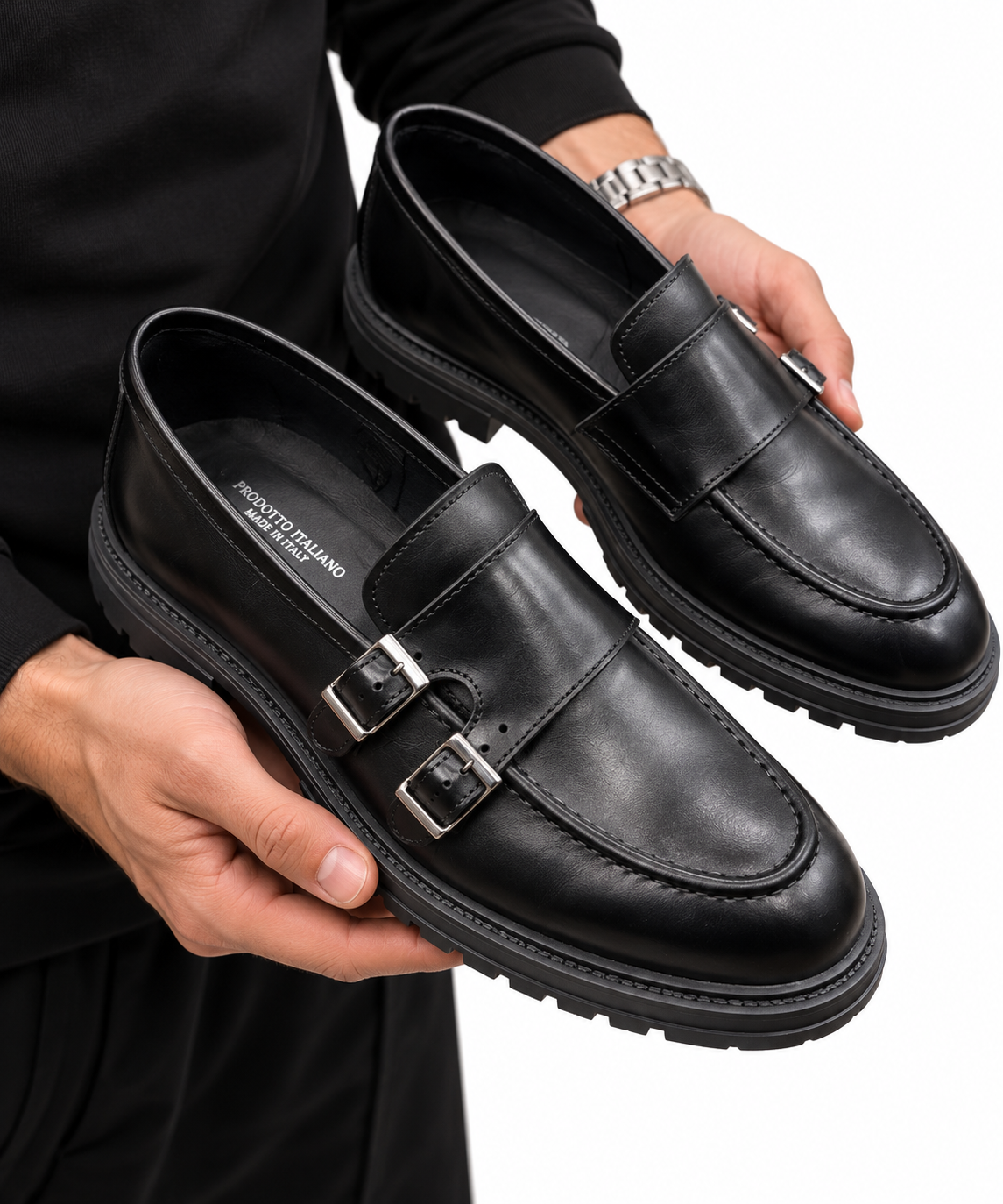 SHOES DOPPIA FIBBIA